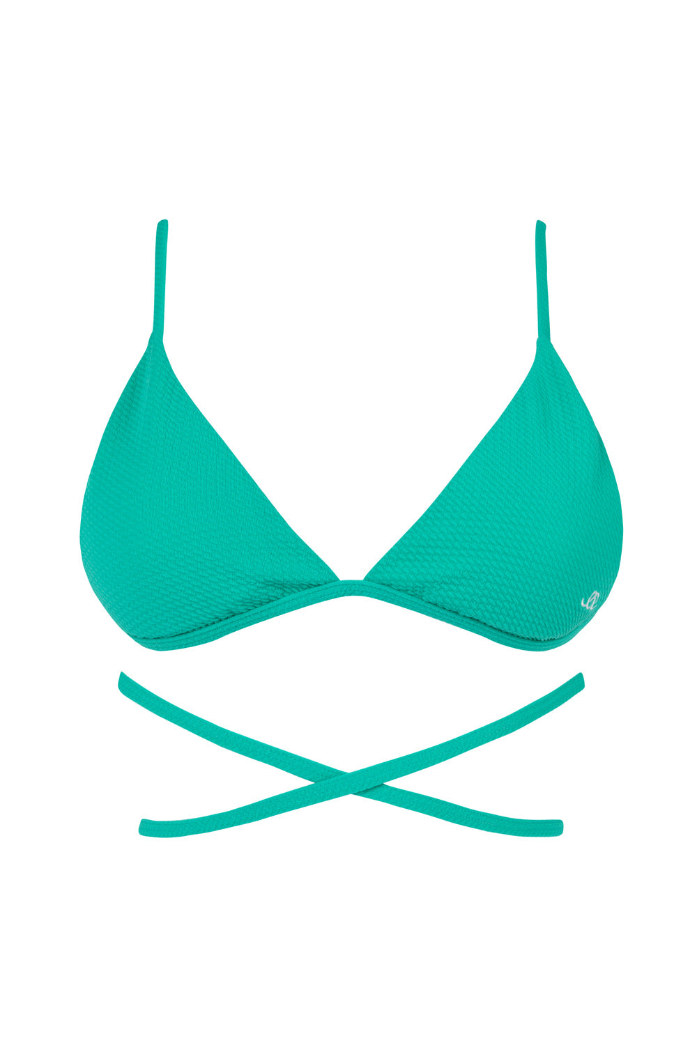 The Turquoise Isabella Triangle Top