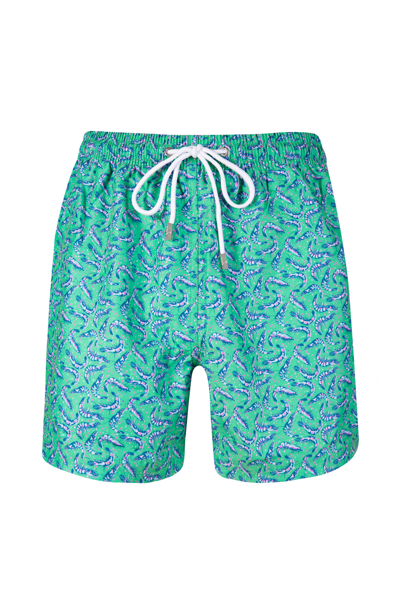 The Winking Prawn Green Swim Short
